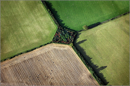 Fordie Fields from the air